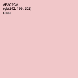 #F2C7CA - Pink Color Image