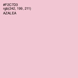 #F2C7D3 - Azalea Color Image