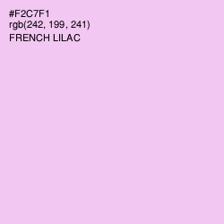 #F2C7F1 - French Lilac Color Image