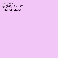 #F2C7F7 - French Lilac Color Image