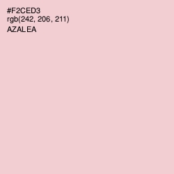 #F2CED3 - Azalea Color Image