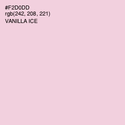 #F2D0DD - Vanilla Ice Color Image