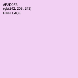 #F2D0F3 - Pink Lace Color Image