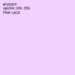 #F2D0FF - Pink Lace Color Image