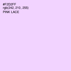 #F2D2FF - Pink Lace Color Image