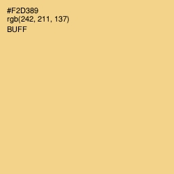 #F2D389 - Buff Color Image