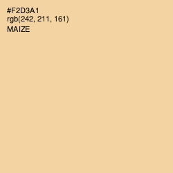 #F2D3A1 - Maize Color Image