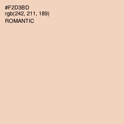 #F2D3BD - Romantic Color Image