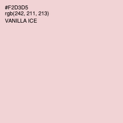 #F2D3D5 - Vanilla Ice Color Image
