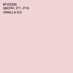 #F2D3D6 - Vanilla Ice Color Image