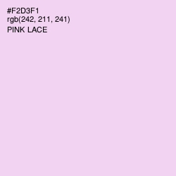 #F2D3F1 - Pink Lace Color Image