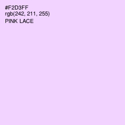 #F2D3FF - Pink Lace Color Image