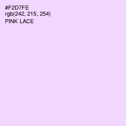 #F2D7FE - Pink Lace Color Image