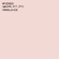 #F2D9D3 - Vanilla Ice Color Image
