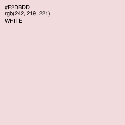 #F2DBDD - Vanilla Ice Color Image