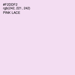 #F2DDF2 - Pink Lace Color Image