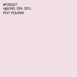 #F2E0E7 - Pot Pourri Color Image