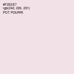 #F2E2E7 - Pot Pourri Color Image