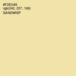 #F2E3A9 - Sandwisp Color Image