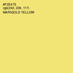 #F2E475 - Marigold Yellow Color Image