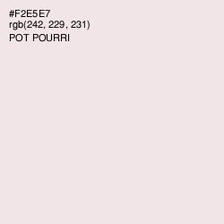 #F2E5E7 - Pot Pourri Color Image