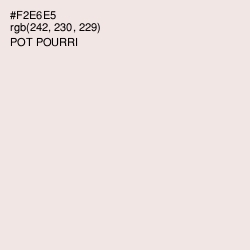 #F2E6E5 - Pot Pourri Color Image