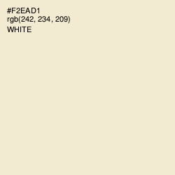 #F2EAD1 - Parchment Color Image