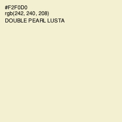 #F2F0D0 - Double Pearl Lusta Color Image