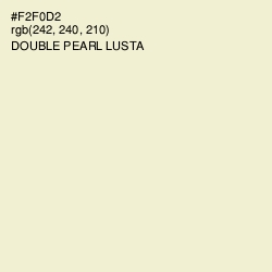 #F2F0D2 - Double Pearl Lusta Color Image