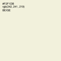 #F2F1DB - Beige Color Image