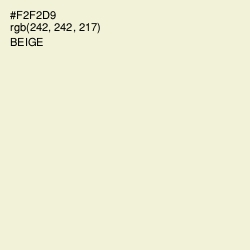 #F2F2D9 - Beige Color Image