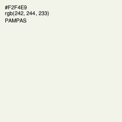 #F2F4E9 - Pampas Color Image