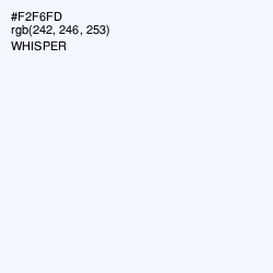 #F2F6FD - Whisper Color Image