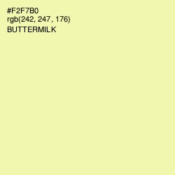 #F2F7B0 - Buttermilk Color Image