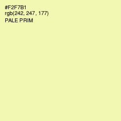 #F2F7B1 - Pale Prim Color Image