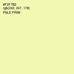 #F2F7B2 - Pale Prim Color Image