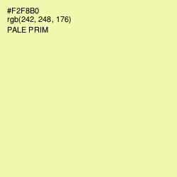 #F2F8B0 - Pale Prim Color Image