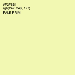 #F2F8B1 - Pale Prim Color Image