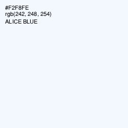 #F2F8FE - Alice Blue Color Image