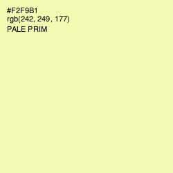 #F2F9B1 - Pale Prim Color Image
