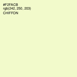 #F2FACB - Chiffon Color Image