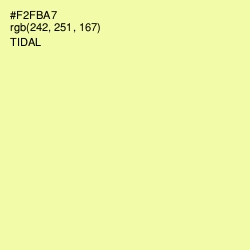 #F2FBA7 - Tidal Color Image