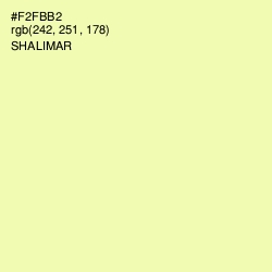 #F2FBB2 - Shalimar Color Image