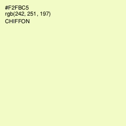 #F2FBC5 - Chiffon Color Image