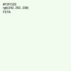 #F2FCEE - Feta Color Image