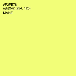 #F2FE78 - Manz Color Image