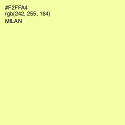 #F2FFA4 - Milan Color Image