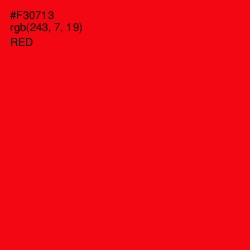 #F30713 - Red Color Image