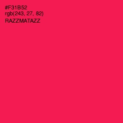 #F31B52 - Razzmatazz Color Image