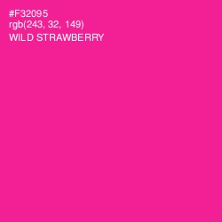 #F32095 - Wild Strawberry Color Image